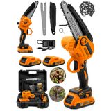 Steiner Alman 198 Vf 10 Ah 25 cm Bakır Sargılı Akülü Dal Kesme Budama Testere Bıçkı Makinesi Turuncu