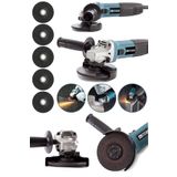 Steiner Alman 3000 W Profesyonel Sjs Metal Şanzuman Avuç İçi Taşlama Makinası 125 Mm + 5 Adet Taş