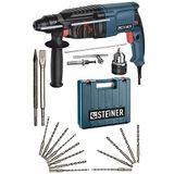 Steiner Alman 3000 Watt Darbeli Matkap 5 Joule Kırıcı Delici Hilti + 1 Mandren + 15 Uç