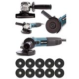 Steiner Alman 3000 Watt Professional 125 Mm Sjs Metal Şanzuman Avuç İçi Taşlama Makinesi + 10 Adet Taş