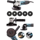 Steiner Alman 3000 Watt Professional 125 mm Sjs Metal Şanzuman Avuç Içi Taşlama Makinesi + 5 Adet Ta