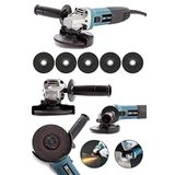 Steiner Alman 3000 Watt Professional 125 Mm Sjs Metal Şanzuman Avuç İçi Taşlama Makinesi + 5 Adet Taş