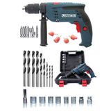 Steiner Alman 3400 W SJS Metal Sanzıman Devir Ayarlı Süper Torq 30 Parça Su Yeşili Darbeli Matkap