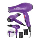 Steiner Alman 3400 Watt Profesyonel Saç Kurutma Makinesi Fön Makinesi Ac Motor Ms-9001 Mor + 2 Adet Başlık