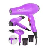 Steiner Alman 3400 Watt Profesyonel Saç Kurutma Makinesi Fön Makinesi Ac Motor Ms-9001 Pembe + 2 Adet Başlık