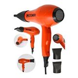 Steiner Alman 3600 W Profesyonel Saç Kurutma Makinesi Fön Makinesi Ac Motor Ms-9001 Turuncu + 2 Adet Başlık