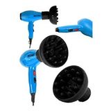 Steiner Alman 3600 Watt Professional Saç Kurutma Makinesi Ac Motor Fön Makinesi + Difüzör + 2 Adet Başlık Mavi