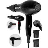 Steiner Alman 3600 Watt Profesyonel Saç Kurutma Makinesi Fön Makinesi Ac Motor Ms-9001 Siyah + 2 Ade