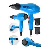 Steiner Alman 3800 Watt Profesyonel Saç Kurutma Makinesi Fön Makinesi Ac Motor Ms-9001 Mavi + 2 Adet Başlık