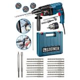 Steiner Alman 4000 W Profesyonel Kırıcı Delici 20 Adet Uç Darbeli Matkap