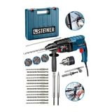 Steiner Alman 4000 W Profesyonel Kırıcı Delici Hilti 15 Adet Uç Darbeli Matkap