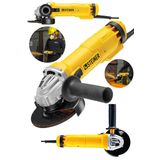 Steiner Alman 4200 W Metal Şanzuman Bakır Sargılı Avuç Içi Taşlama Demir Metal Kesme Makinesi Spiral 125 Mm Sarı