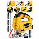 STEINER Alman 4600 W Lazerli Sjs Metal Şanzuman 6 Kademe Devirli Pandül Ayarlı Dekupaj Testere Makinesi 20Uç