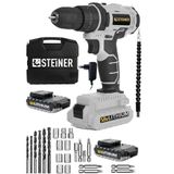 Steiner Alman 58 V 5 Ah Metal Şanzıman Çift Lithium Akü Şarjlı Vidalama Matkap