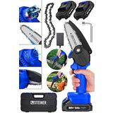 Steiner Alman 88 V 5 Ah Akülü Dal Kesme Budama Testere Bıçkı Makinesi Çift Akülü Çantalı 10 Cm Pala Zincir - ST0518R215400350