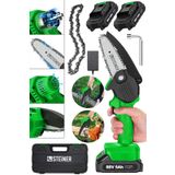Steiner Alman 88 V 5 Ah Akülü Dal Kesme Budama Testere Bıçkı Makinesi Çift Akülü Çantalı 10 Cm Pala Zincir - ST0518R215400351