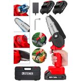 Steiner Alman 88 V 5 Ah Çift Akülü Dal Budama Kesme Testere Bıçkı Makinesi Çantalı 10 Cm Pala - ST0518R215400382