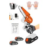 Steiner Alman 88 V 5 Ah Çift Akülü Dal Kesme 10 cm Palalı Budama Testere Bıçkı Makinesi Çantalı - ST0518R215400159