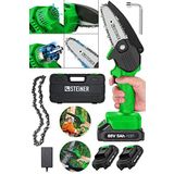 Steiner Alman 88 V 5 Ah Çift Akülü Dal Kesme Budama Testere Bıçkı Makinesi Çantalı 10 Cm Pala + Zincir - ST0518R215400354