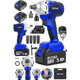 Steiner Alman 88 V 5 Ah Çift Akülü Metal Şanzuman Bijon Somun Sıkma Sökme Matkap Kömürsüz Çantalı + Mandren - ST0518R215400364