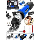 Steiner Alman 9900 W Devir Ayarlı Çift Soğutmalı Bakır Sargılı Çelik Şanzıman Koyun Kırpma Kırkma Makinesi Mavi
