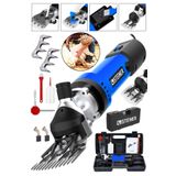 STEİNER Alman 9900 W Devir Ayarlı Çift Soğutmalı Koyun Kırpma Kırkma Makinesi + 2 Adet Üst Bıçak
