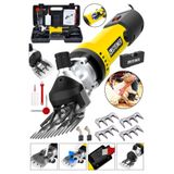 STEİNER Alman 9900 W Devir Ayarlı Çift Soğutmalı Koyun Kırpma Kırkma Makinesi + 4 Adet Üst Bıçak