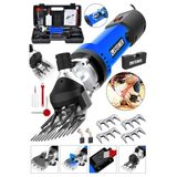 Steiner Alman 9900 W Devir Ayarlı Çift Soğutmalı Koyun Kırpma Kırkma Makinesi Mavi + 4 Adet Üst Bıçak