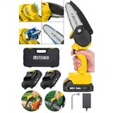 Steiner Alman Pro 88 V 5 Ah (Çift Akülü) Dal Budama Kesme Testere Bıçkı Makinesi Çantalı 10 Cm Pala - ST0518R215400314