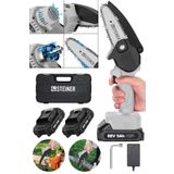 Steiner Alman Pro 88 V 5 Ah (Çift Akülü) Dal Budama Kesme Testere Bıçkı Makinesi Çantalı 10 Cm Pala - ST0518R215400315
