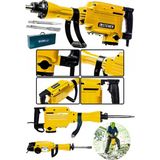Steiner Alman Profesyonel 5200 Watt 16 Kg 58 J Kırıcı Delici Hilti 65Mm Sarı + Kesici ve Kırıcı Uç