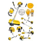 Steiner Alman S-9100 Yan Tipi Benzinli Motorlu Çalı Çim Ot Biçme Tırpanı Makinesi + Canavar Başlık