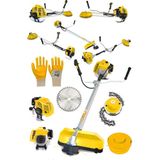 Steiner Alman S-9200 Yan Tipi Benzinli Motorlu Çalı Çim Ot Biçme Tırpanı Makinesi + Canavar Başlık