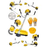 Steiner Alman S-9300 Yan Tipi Benzinli Motorlu Çalı Çim Ot Biçme Tırpanı Makinesi + Canavar Başlık