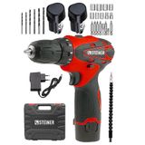 Steiner Alman Titan 36 V SJS Çift Metal Şanzuman 24 Parça Çift Akülü Şarjlı Vidalama Matkap