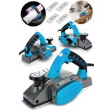 Steiner Alman Titan 4200 Watt Bakır Sargılı Metal Şanzuman Çift Bıçaklı Planya Rende Makinesi + 4 Bıçak