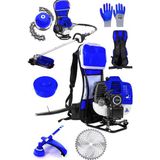 Steiner Alman Turbo M 9003 Sırt Tipi Benzinli Motorlu Çalı Çim Ot Biçme Tırpanı Makinesi + Canavar Başlık