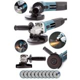 Steiner Germany Technology 2600 Watt Profesyonel 125 Mm Avuç İçi Spiral Taşlama Makinesi + 10 Disk