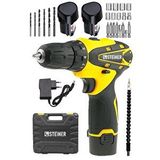 Steiner Germany Technology 32 V Darbesiz Metal Şanzıman Çift Akülü Sarı Şarjlı Vidalama Matkap Set