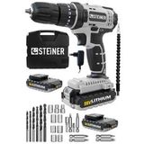 Steiner Germany Technology 58 V 5 Ah Metal Şanzıman Çift Lithium Akü Şarjlı Vidalama Matkap + Set