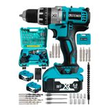 Steiner Germany Technology Darbeli 58 V 5 Ah Mavi XR Li-Ion Çift Akülü Şarjlı Vidalama Matkap Pro Set