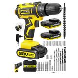 Steiner Germany Technology Highline 58 V 5 Ah Darbeli Bakır Sargılı Çift Akülü Vidalama Matkap