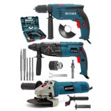 Steiner Profesyonel Elektrikli 3'lü Set Matkap,Taşlama,Kırıcı Delici Hilti