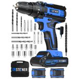 Steiner ST-198VF M Çift Akülü Darbeli Matkap Şarjlı Vidalama Mavi