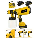 Steiner ST-999VF Çift Akülü Şarjlı Püskürtme Boya Tabancası Sarı