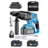 Steiner ST0518R215400170 Alman 88 V 5 Ah Kömürsüz Motorlu Çift Akülü Kırıcı Delici Hilti Darbeli Matkap