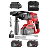 Steiner ST0518R215400171 Alman 88 V 5 Ah Kömürsüz Motorlu Çift Akülü Kırıcı Delici Hilti Darbeli Matkap