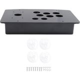 Steldalar Kendin Yap Siyah Arcade Joystick Yedek Akrilik Panel Kasa Sapı Arcade Oyun Seti Sağlam Yapı Kurulumu Kolay (Yurt Dışından)