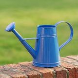 Stella 3 Litre Metal Çiçek Bahçe Sulama Kabı – Modern Dekoratif Çok Amaçlı Sulak (Mavi) - Standart