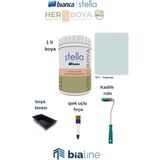 Stella Boya Seti (Bianca Stella Boya- Ipek Fırça- Kadife Rulo- Boya Kabı) – Kepenek - 1 Lt